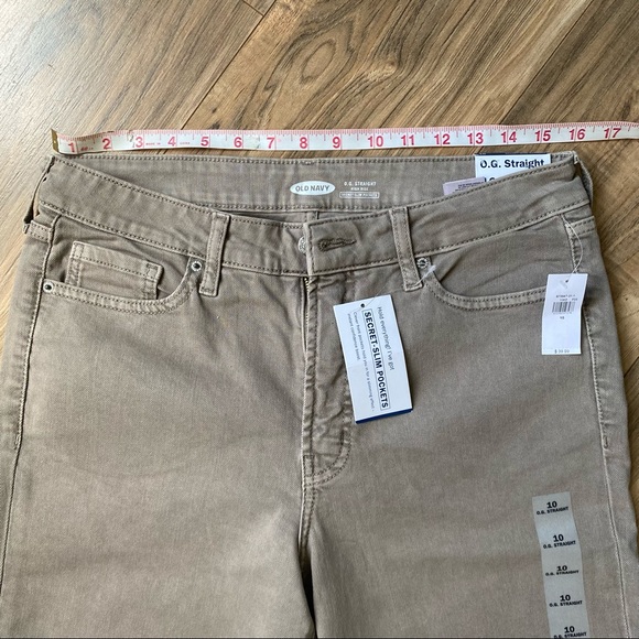 [ Sold ] NWT High-Waisted O.G. Straight Mineral-Dye Jeans, Size 10 - Picture 5 of 7
